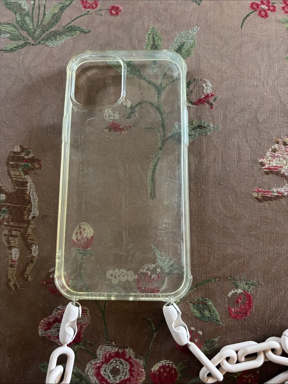 Clear Phone Case with Chain Strap - Hands-Free Phone Crossbody for IPhone 15s